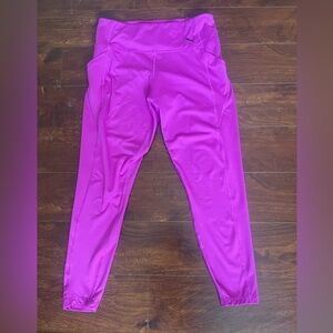 Puma High-Waist 7/8 Leggings  in the color "Deep Orchid”